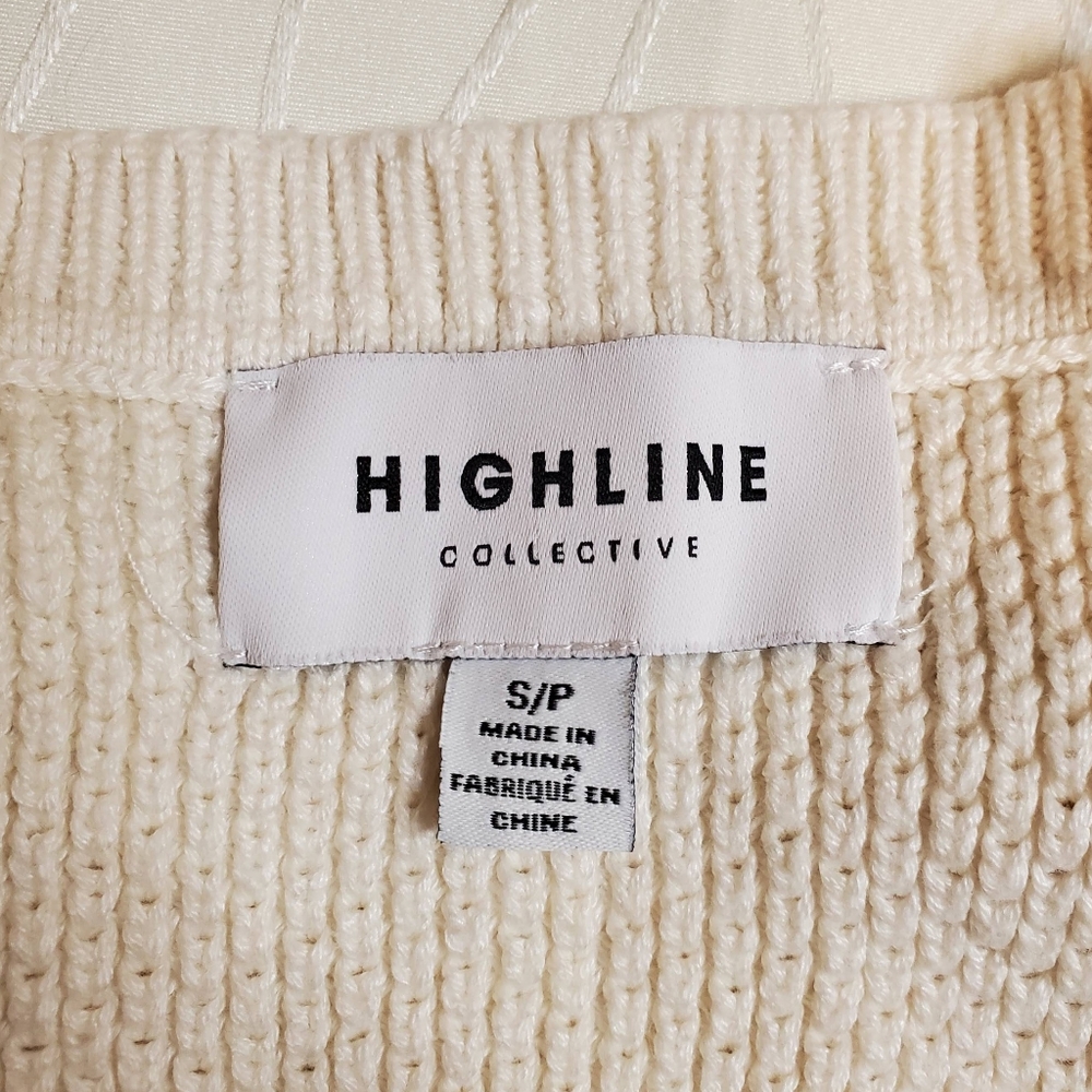 Highline Collective Knit Ruffle Sweater size small - Picture 6 of 6